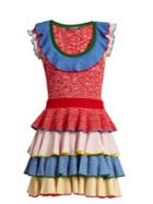 Alexander Mcqueen Tiered-ruffle Knitted Mini Dress