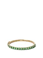 Matchesfashion.com Shay - Emerald & 18kt Gold Bracelet - Womens - Green Gold