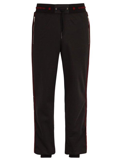 Matchesfashion.com Givenchy - Logo Track Pants - Mens - Black Multi