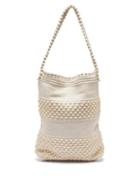 Matchesfashion.com Antonello Tedde - Pompom Woven Shoulder Bag - Womens - White