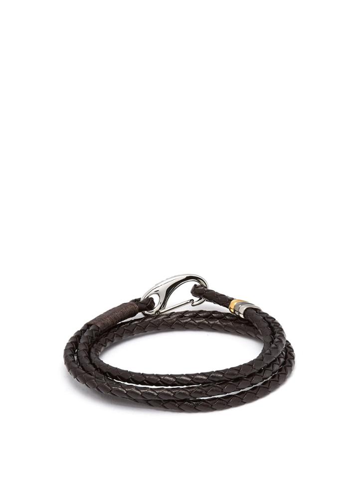 Paul Smith Triple-wrap Leather Bracelet