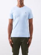 Polo Ralph Lauren - Logo-embroidered Cotton-jersey T-shirt - Mens - Blue