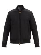 Matchesfashion.com Dunhill - Quilted Bomber Jacket - Mens - Black