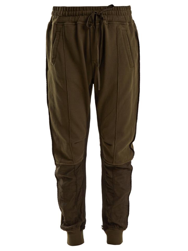 Haider Ackermann Stripe-trimmed Panelled Track Pants