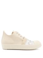 Matchesfashion.com Rick Owens Drkshdw - Panelled Mid Top Canvas Trainers - Mens - Beige