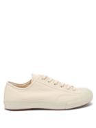 Moonstar - Gym Court Vulcanised-rubber Canvas Trainers - Womens - White