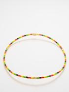 Yvonne Leon - Jamaique Diamond, Enamel & 9kt Gold Necklace - Womens - Gold Multi