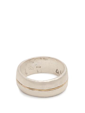 Aris Schwabe Silver N Gold Sterling-silver Ring