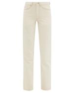 A.p.c. - Martin High-rise Cropped Straight-leg Jeans - Womens - White