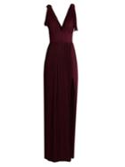 Elie Saab Tie-shoulder Pleated-crepe Gown