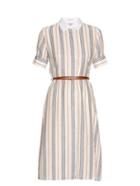 Altuzarra Kieran Striped Crepe De Chine Shirtdress