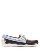 Matchesfashion.com Christian Louboutin - Steckel Stud-embellished Leather Deck Shoes - Mens - Multi