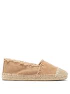 Matchesfashion.com Castaer - Kampala Cotton Canvas Espadrilles - Womens - Light Brown