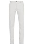 Matchesfashion.com J.w. Brine - Owen Cotton Blend Jersey Chino Trousers - Mens - Light Grey