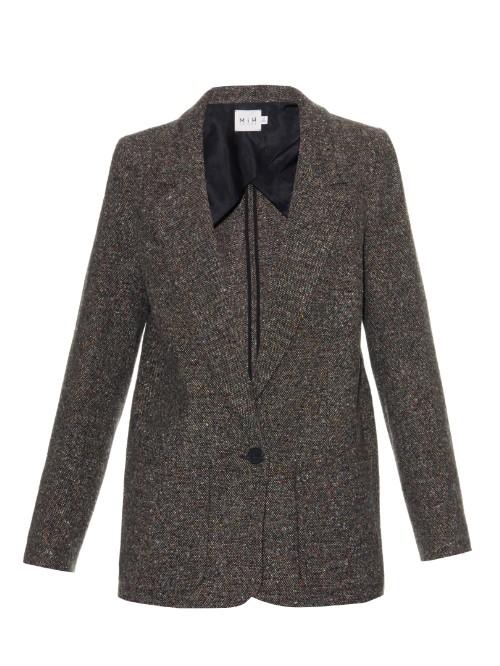 Mih Jeans Paul Single-breasted Flecked-wool Blazer
