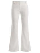 Goat Countess Kick-flare Wool-crepe Trousers