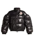 Matchesfashion.com 4 Moncler Simone Rocha - Carrie Down Filled Shell Jacket - Womens - Black