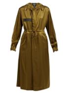Matchesfashion.com Mr & Mrs Italy - Long Satin Hooded Parka - Womens - Green