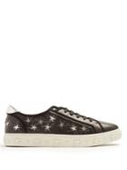 Aquazzura Cosmic Star Embellished Leather Trainers