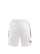 Matchesfashion.com Castore - Amc Logo-print Technical-jersey Shorts - Mens - White
