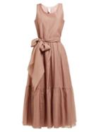 Matchesfashion.com S Max Mara - Manche Dress - Womens - Light Pink