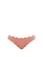 Matchesfashion.com Marysia - Antibes Scalloped-edge Bikini Briefs - Womens - Pink