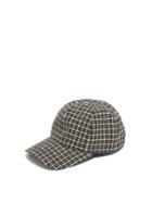 Ami Houndstooth-check Wool-blend Cap