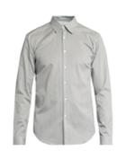 Burberry Geometric-print Button-cuff Cotton Shirt
