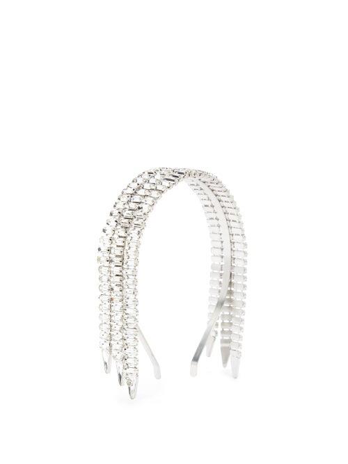 Matchesfashion.com Gucci - Crystal-embellished Headband - Womens - Crystal