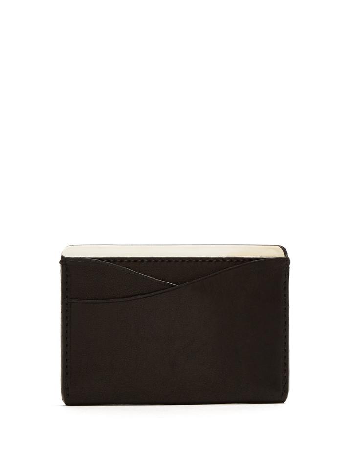 Passavant And Lee Sterling-silver And Leather Cardholder
