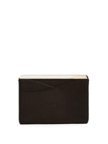 Passavant And Lee Sterling-silver And Leather Cardholder