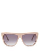 Matchesfashion.com Stella Mccartney - Chain D Frame Sunglasses - Womens - Pink Multi