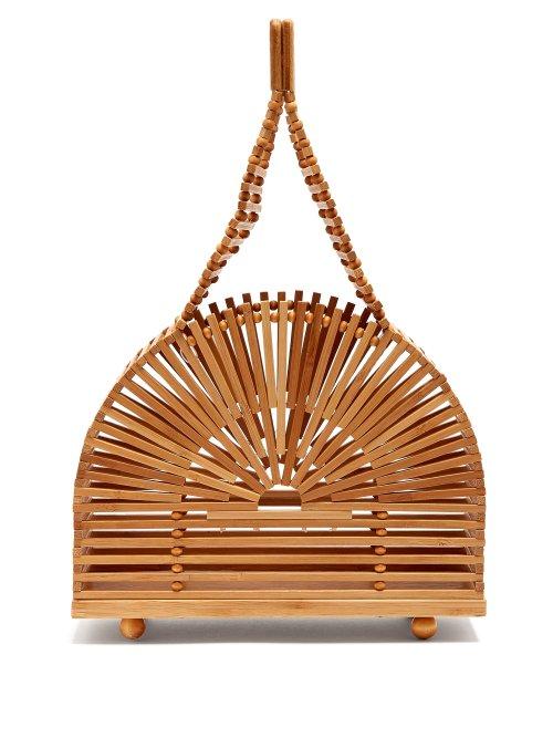 Matchesfashion.com Cult Gaia - Cupola Dome Mini Bamboo Bag - Womens - Tan