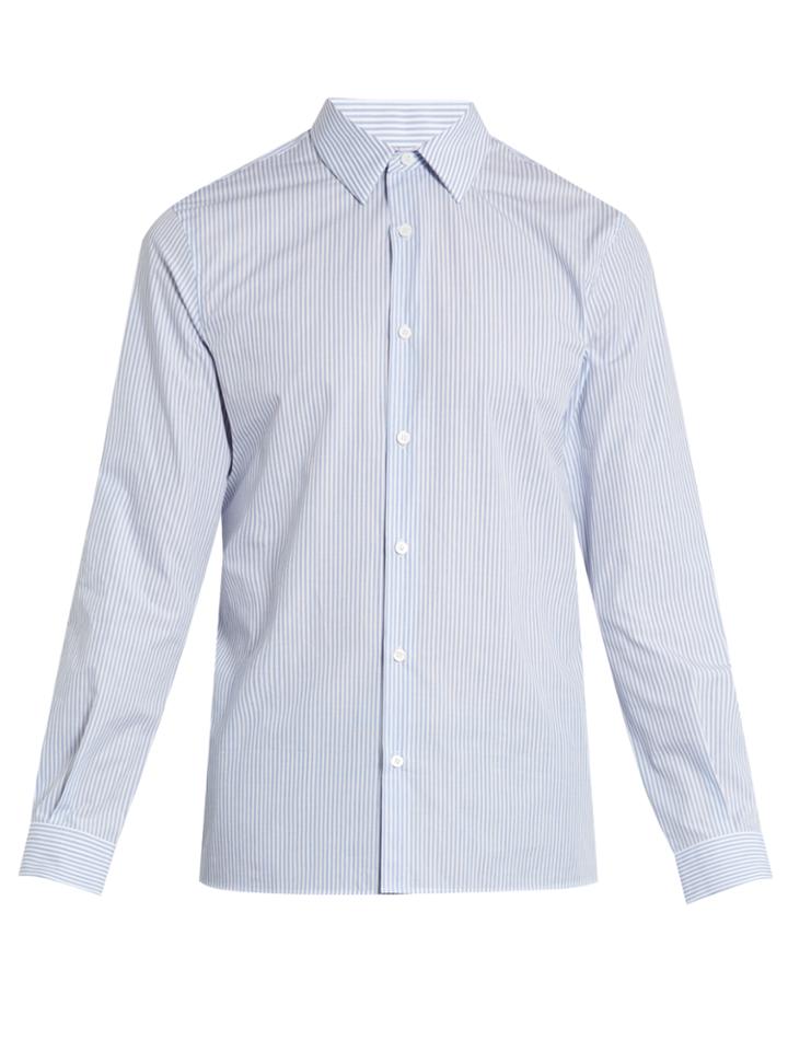 Éditions M.r Striped-cotton Single-cuff Shirt