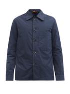 Barena Venezia - Cedrone Patch-pocket Cotton-blend Poplin Shirt - Mens - Navy