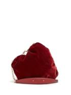 Valentino Carry Secrets Heart-shaped Velvet Bag