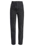 Matchesfashion.com The Row - Stind High Rise Straight Leg Jeans - Womens - Black