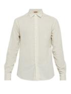 Matchesfashion.com Barena Venezia - Coppi Striped Cotton Blend Shirt - Mens - Cream