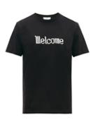 Matchesfashion.com Ami - Embroidered Cotton Jersey T Shirt - Mens - Black