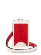 Mens Accessories Christian Louboutin - Miloucah Logo-plaque Leather Cardholder - Mens - Red White