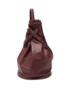 Matchesfashion.com Tsatsas - Kilo Grained-leather Shoulder Bag - Womens - Burgundy