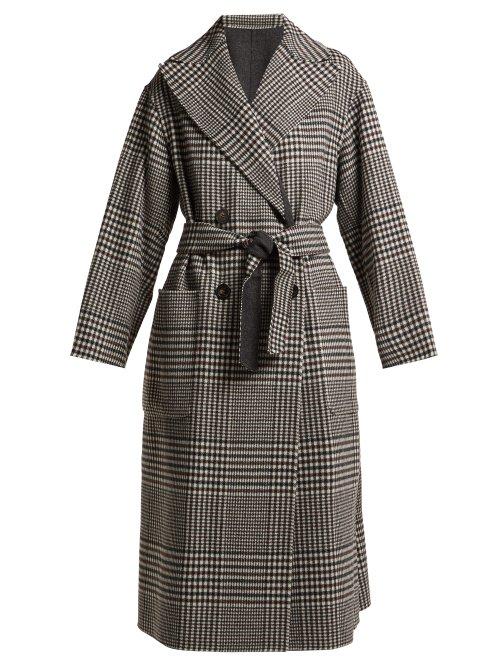 Matchesfashion.com Weekend Max Mara - Faro Coat - Womens - Black White
