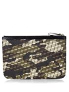 Pierre Hardy Cube And Camouflage-print Coated-canvas Pouch