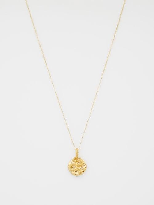 Alighieri - The Medusa 24kt Gold-plated Pendant Necklace - Womens - Gold