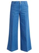 Stella Mccartney High-waisted Denim Culottes