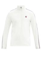 Matchesfashion.com Fusalp - Logo-patch Quarter-zip Jersey Sweatshirt - Mens - White