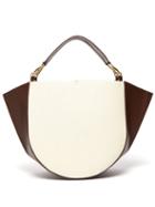Matchesfashion.com Wandler - Mia Large Canvas And Leather Tote Bag - Womens - Brown White