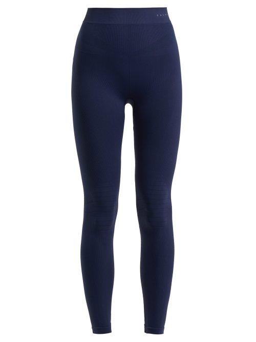 Matchesfashion.com Falke - High Rise Performance Leggings - Womens - Dark Navy