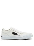 Matchesfashion.com Neil Barrett - Lightning Bolt Leather Trainers - Mens - White Black