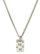 Matchesfashion.com Gucci - Guccighost Sterling-silver Necklace - Mens - Silver